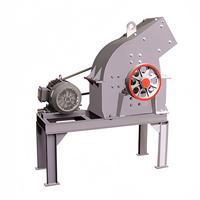 Trituradora de Martillos PC400x600, Trituradora de Roca Portátil para Mineral de Oro, Piedra Caliza, Carbón, 10-15t/h, 22kw, Alimentación de 120mm