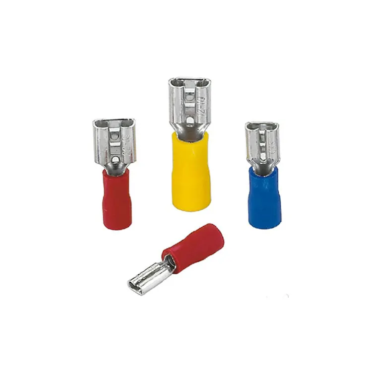 FDD Female Spade Terminal Insulation Sleeve Cable Terminal Copper Tube Lugs Crimp Female Spade Terminal Connectors