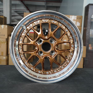 Jantes personnalisées 6061 t6 forgées couleur bronze brun 4x100 <span class=keywords><strong>16</strong></span> <span class=keywords><strong>pouces</strong></span> pour <span class=keywords><strong>bbs</strong></span> - Product Image 2