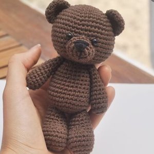 Lindo Oso de Peluche de Cuerpo Simple, Muñeco de Peluche <span class=keywords><strong>Ami</strong></span> Gurumi, Juguete para Niños - Product Image 2