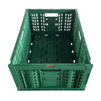 Caisse pliable caisses de légumes boîtes en plastique caisse pliable ventilée pour le stockage