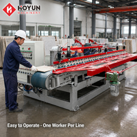 Machine de polissage et de meulage des bords de pierre Hoyun pour atelier de dalles de granit et de quartz, vente en gros, OEM