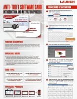 [Service de mise à jour d'un an] Kit de diagnostic LAUNCH X431 EV (abonnement uniquement) Outils de diagnostic X-431 Carte d'activation EV Carte de renouvellement