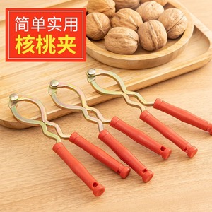 Cascanueces Resistente con Mango Rojo, Herramienta de Cocina Práctica para Romper Nueces - Product Image 1