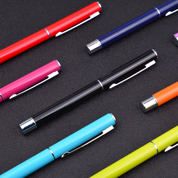 Производитель, многоцветная металлическая ручка с индивидуальным логотипом, свадебный подарок, роликовая ручка, ручка для банка, отеля