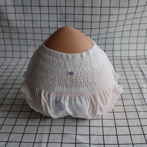 Culottes menstruelles jetables respirantes à ailettes, pour flux abondant, anti-fuites, avec matière en coton super absorbante - Product Image 4