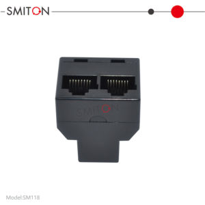 Répartiteur <span class=keywords><strong>Ethernet</strong></span> RJ45 1 à 2 ports RJ45 Doubleur RJ45 <span class=keywords><strong>Multi</strong></span> Socket Coupleur <span class=keywords><strong>Ethernet</strong></span> RJ45 - Product Image 2
