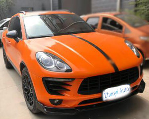 Alerón Trasero con Aspecto de Carbono <span class=keywords><strong>2023</strong></span> para Porsche Cayenne 9Y0 2015-, Divisor de Parachoques Delantero de Fibra de Carbono, Accesorios de Tuning - Product Image 2