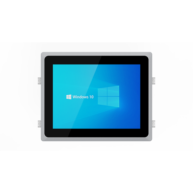 10.1 Inch Fanless Panel Mount FHD Display IP65 Waterproof Aluminum Housing Wide Temperature Rugged Outdoor Industrial Monitor