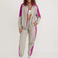 Veste de sport légère à col montant et fermeture éclair intégrale pour femme, idéale pour la course en extérieur, la gym et le fitness