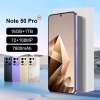 Smartphone Note 50 Pro 5G, écran OLED 7,3 pouces 120 Hz 2K, appareil photo IA 108 MP, Android 15, série Snapdragon 800, charge rapide 120 W, HD