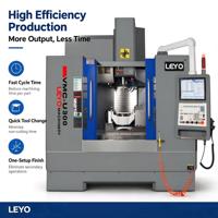 Centre d'usinage vertical 5 axes LEYO U300, machine de fraisage CNC haute précision, broche directe BT40, traitement de pièces