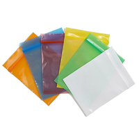 Sacs refermables personnalisés résistants à l'humidité, imprimés en gravure, avec fermeture éclair, pour l'emballage d'aliments, de bijoux et d'accessoires - PE transparent et coloré