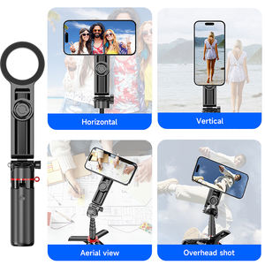 Trípode Telescópico Plegable F08 de 463 mm con Control Remoto Magnético Extraíble con Botón de Apertura y Función de <span class=keywords><strong>Palo</strong></span> Selfie - Product Image 6