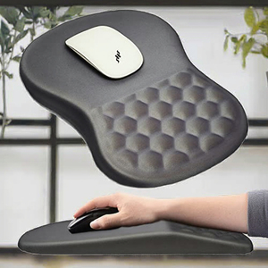 Tapis de souris 3D personnalisable avec motif mignon logo de bricolage support de repose-poignet à transfert de chaleur matériau en caoutchouc en stock - Product Image 3