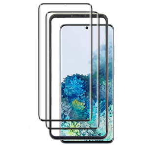 อุปกรณ์ป้องกันหน้าจอกาวแบบเต็ม HD ใสสำหรับ Samsung Note 9 S6 Plus ขอบปลดล็อคลายนิ้วมือไม่มีรูกระจกนิรภัยสำหรับโทรศัพท์มือถือ - Product Image 1
