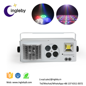 Effet de scène DMX 60w Laser + Derby + Strobe + Motif RGBW 4 en 1 LED Laser Disco DJ Lumière pour Bar Club - Product Image 2