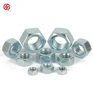 Factory Price Galvanized Hexagon Nuts Zinc Plated Hexagon Nuts 304 Stainless Steel Nut