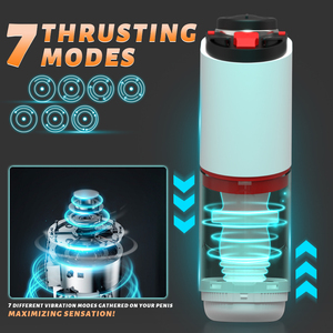 Tốt nhất người bán quan hệ tình dục âm thanh người đàn ông quan hệ tình dục đồ chơi quan hệ tình dục máy tự động Telescopic men của masturbator cup với thrusting tính năng an toàn - Product Image 6