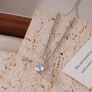 Collier en acier inoxydable avec pendentif délicat pour <span class=keywords><strong>maman</strong></span>, cadeau Showfay pour <span class=keywords><strong>maman</strong></span> 2632 - Product Image 4