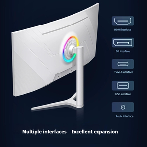 จอเกมมิ่ง LED 240Hz 4K โค้ง 38 นิ้ว อัลตร้าไวด์ จอภาพ LED 144Hz 2K พร้อมพอร์ต USB-C และ <span class=keywords><strong>VESA</strong></span> สำหรับเกมเมอร์ - Product Image 6