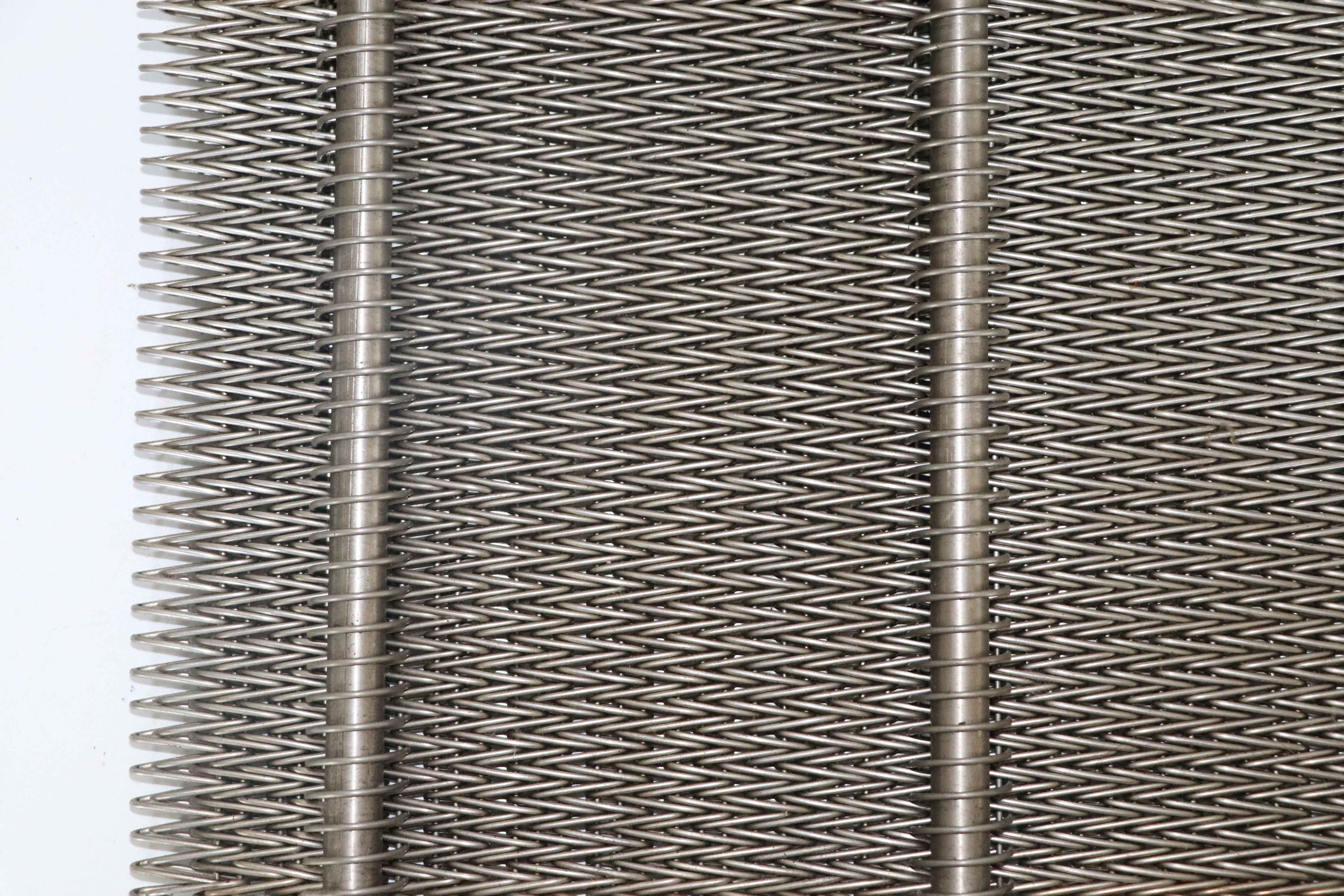 Stainless Steel Herringbone Conveyor Belt Dutch Weave Wire Mesh