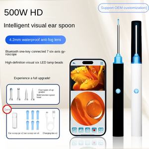 Novo Inteligente V109-1s USB 1080P Multifuncional à Prova d'Água, Limpador de Ouvido Portátil com 6 Luzes LED e Bateria de Lítio - Product Image 1