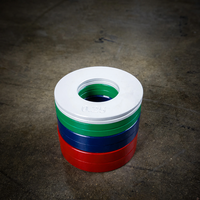 Petites plaques de poids fractionnelles en acier 0,25-2,5 kg, accessoires d'équipement pour haltères, plaques de stockage de poids libre pour salle de sport à domicile