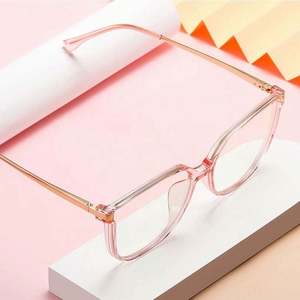 Gafas de Computadora con Lentes Transparentes TR90, Anti Luz Azul, de Gran Tamaño, con Logotipo Personalizado, a la Moda, Populares en 2021, para Mujer - Product Image 5