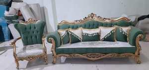 Sillón Individual de Lujo con Estructura de Madera Sólida para una Elegancia Sofisticada y Duradera en la Sala de Estar - Product Image 2