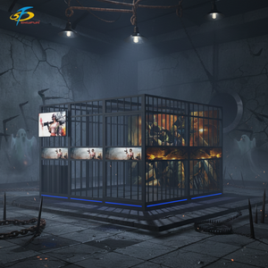 Equipo de <span class=keywords><strong>Escape</strong></span> <span class=keywords><strong>Room</strong></span> de Realidad Virtual para Parques de Entretenimiento, Juegos de Arcade, VR 9D Multijugador, Uso en Centros Comerciales - Product Image 1