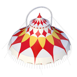 Carpa Redonda de Tela Oxford para Ferias Comerciales, Impermeable, para Exposiciones y Eventos al Aire Libre, de Una Sola Capa, para Todas las Estaciones - Product Image 1