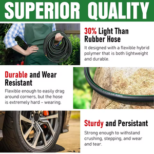 Tuyau d'arrosage flexible en PVC haute pression personnalisé 30m CNS, résistant aux plis, léger, multi-usages, irrigation, anti-UV - Product Image 5