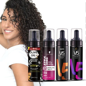 Mousse coiffante anti-frisottis personnalisée pour tresses, mousse fixante pour box braids et cornrows pour femmes - Product Image 2