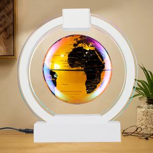 Design de <span class=keywords><strong>brevet</strong></span> globe magnétique en lévitation, flottant et rotatif pour la décoration de bureau et les cadeaux - Product Image 2