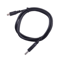 Kabel Mini USB 2.0 Tipe A 5 Pin Jantan, Pengisian Cepat, Bahan Kepang PVC TPE untuk Printer, Scanner, Komputer