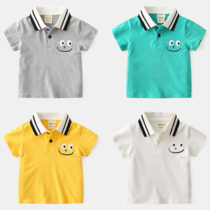 Chemises polo en coton pour garçons, été, dessins animés, achat en ligne auprès d'un fournisseur chinois - Product Image 4