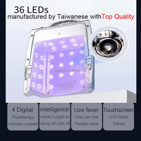 Batterie sans fil 86W rechargeable 36pcs Taiwan Taiwanais lumière LED Gel vernis à ongles sèche-linge séchage rapide sans fil UV Led lampe à ongles
