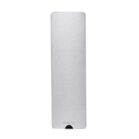 Control Remoto Inalámbrico RF 433MHz de Largo Alcance para Hogar Inteligente, 9 Botones, Color Plata y Negro, Código de Aprendizaje Universal, Metálico, 10m