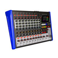 Console de mixage audio numérique professionnelle 8 canaux avec Bluetooth, MP3, USB OTG, alimentation fantôme 48V et écran LCD 2,8 pouces pour studio à domicile, diffusion en direct et podcasts