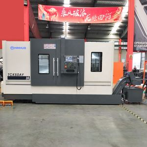 Máquina de torno CNC de alta velocidad pequeña TCK50Y con herramientas en vivo - Product Image 4