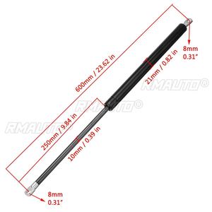 1/2 unidades de barras de gas de 600 mm y 100-900 N para coche, varillas de soporte de capó con resorte de gas, amortiguador de elevación para RV, cama, ventana, autobús, caravanas - Product Image 6