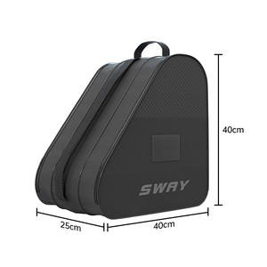 กระเป๋าใส่โรลเลอร์สเก็ต Sway ขนาด 16 ซม. x 16 ซม. x 10 ซม. กระเป๋าเป้สะพายหลังสามชั้นสำหรับใส่อุปกรณ์สเก็ตน้ำแข็งและโรลเลอร์เบลด - Product Image 3