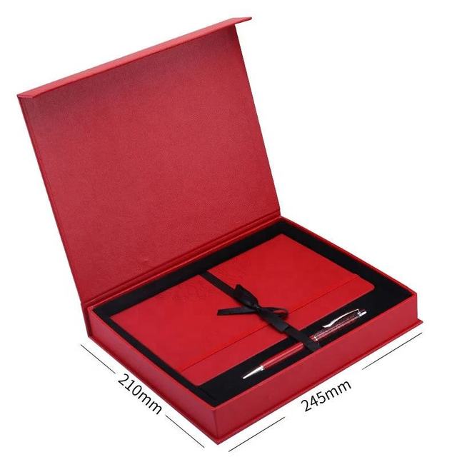 Luxury Business Smart Notebook With Pen Classic Agenda Diary Notebook With Power Bank and Usb Flash Drive Inteligents