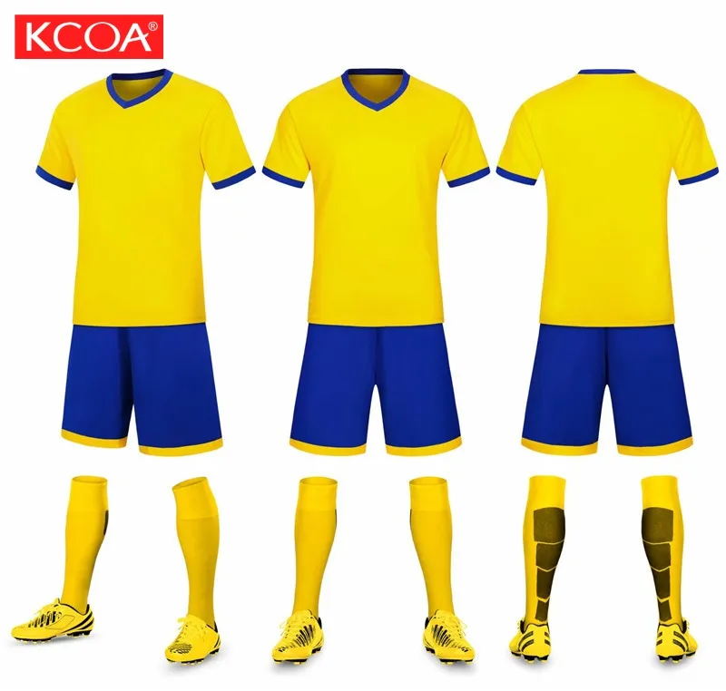 Expédition rapide OEM personnalisé sublimé Club Soccer t-shirt jeunes vêtements de football équipe Club uniforme maillot ensemble