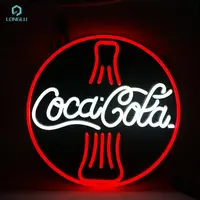 Duvara monte özel vintage gaz led neon burcu coca cola için