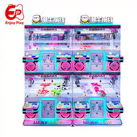 Mini machine à griffes 4 joueurs, à monnayeur, attrape-cadeaux, avec vitrine en verre, pour centre de jeux, vente en gros