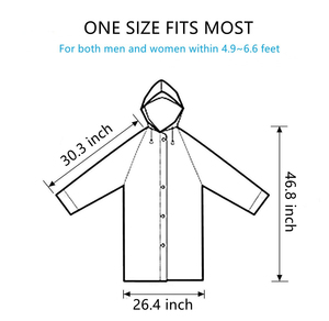 Poncho de Pluie Épais Imperméable Prix Usine, Veste de Pluie Personnalisée en Plastique Coloré - Product Image 6