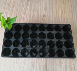 Plateau de germissement en plastique PS, 32 cellules, 50 pcs, pour graines et légumes en serre et pépinière - Product Image 4