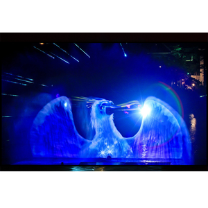3D Hologram công nghệ thiết bị chiếu trên màn hình nước Chiếu Đài phun nước hiện đại trang trí với đèn - Product Image 2